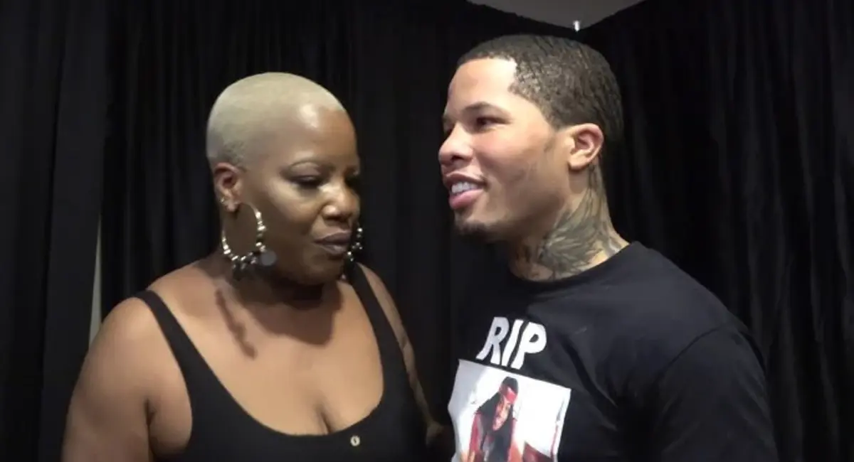 Kenya Brown and her son, boxer Gervonta Davis, share a moment of pride. Kenya has been a constant source of support and inspiration in Gervonta's career.